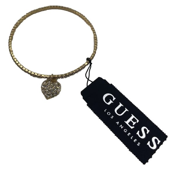 Guess Charm Bracelet ,Stretchy ,Heart Women's Bracelet - Brand New - Picture 1 of 4